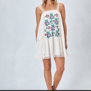 Love Stitch embroidered boho dress